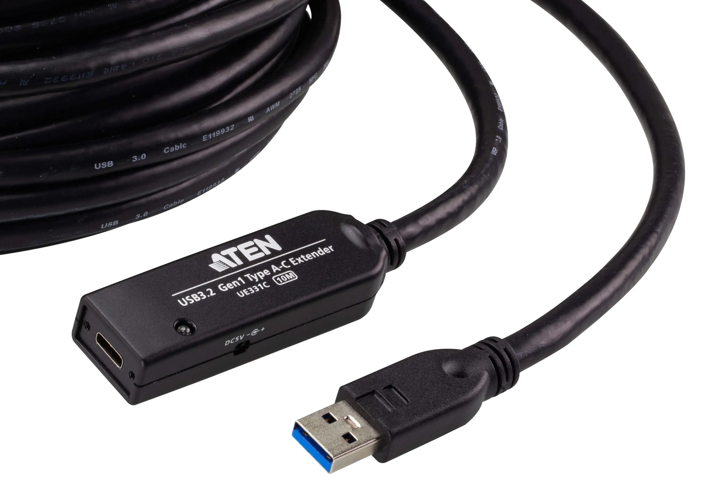 Aten Ue331c - Usb Extension Cable - Usb To 24 Pin Usb-C - 10 M