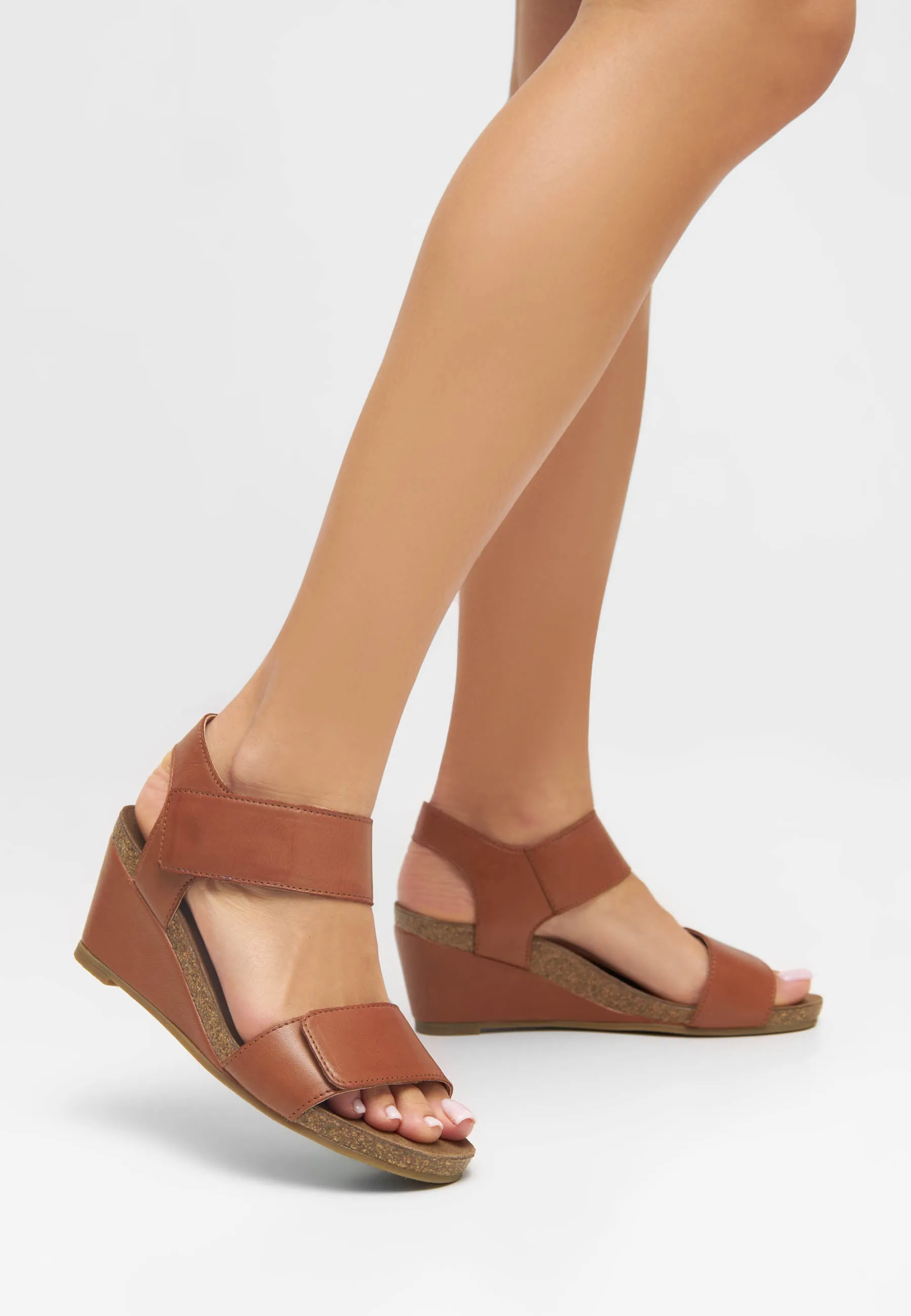 CASALBERTA Velcro Sandal Leather