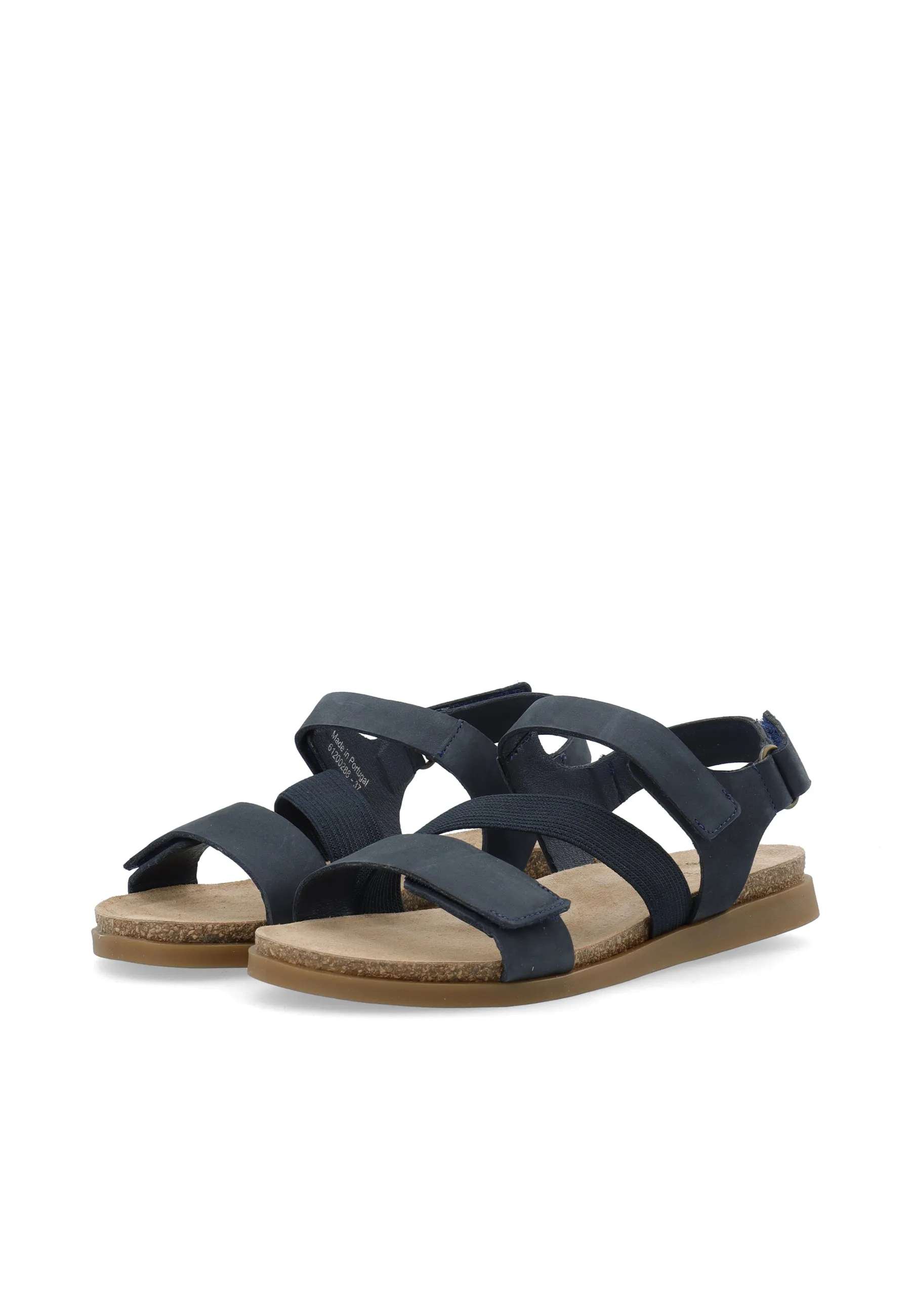 CASALICE Velcro Elastic Sandal Nubuck
