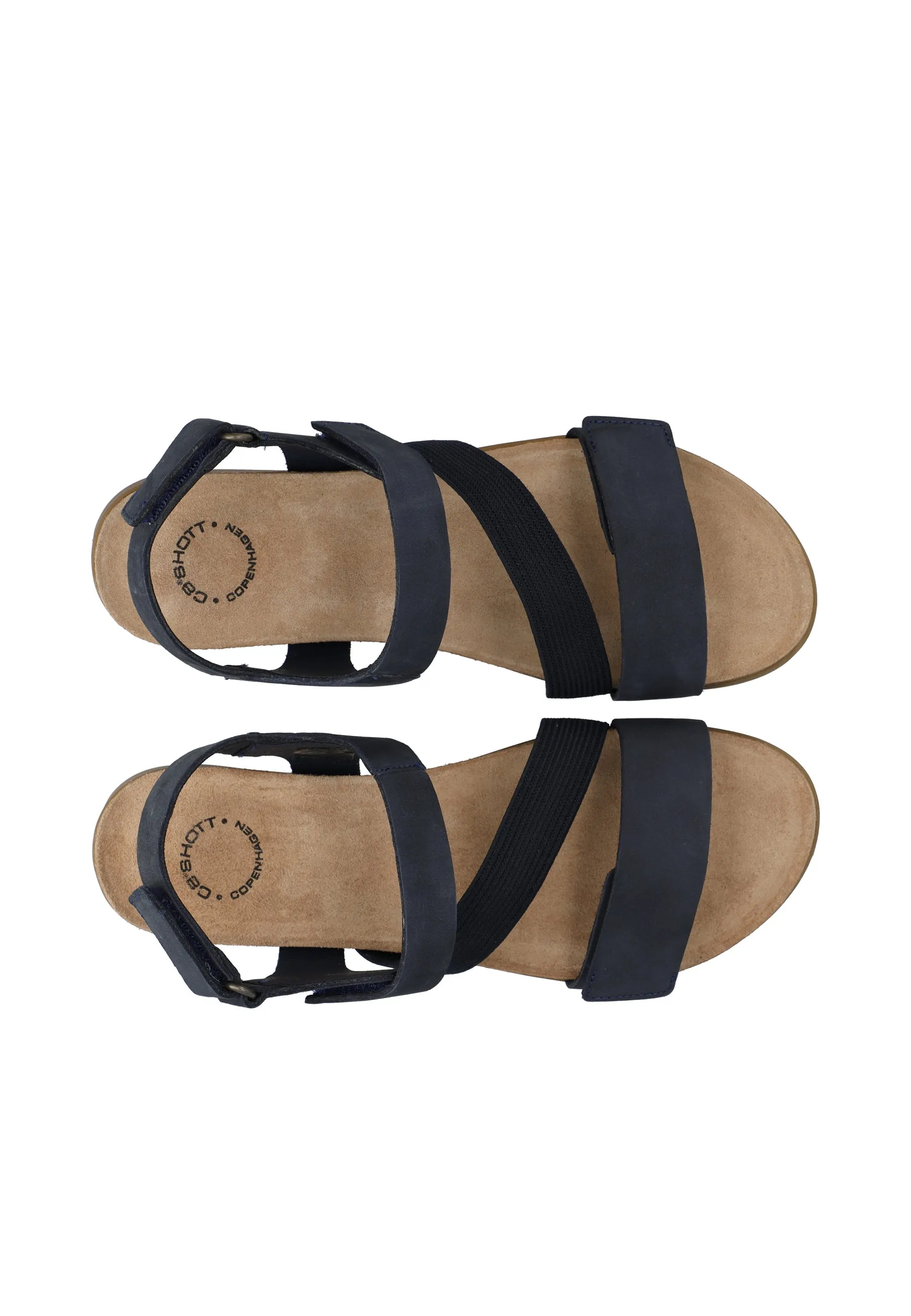 CASALICE Velcro Elastic Sandal Nubuck