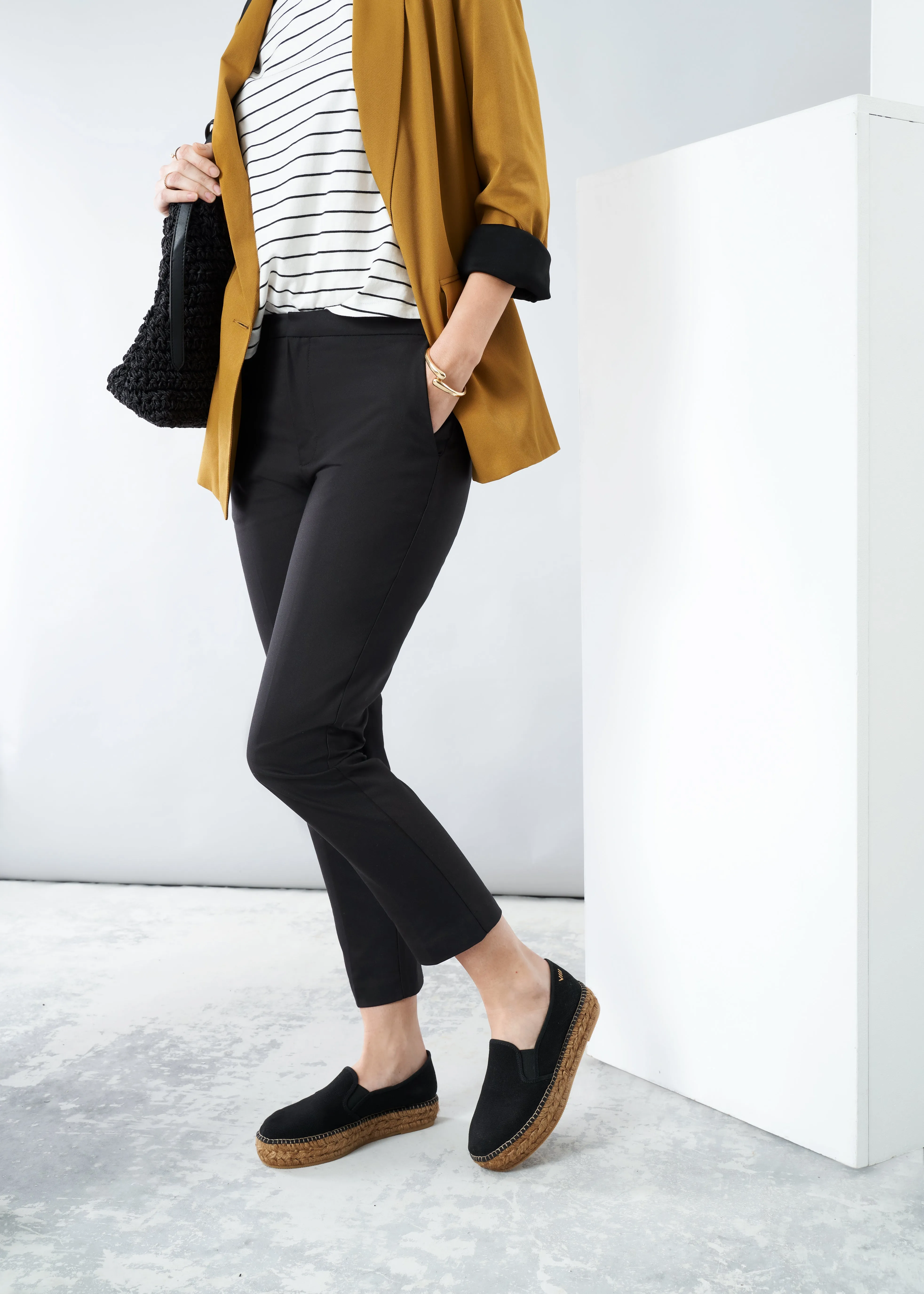 Castell Canvas Espadrille Platforms by Viscata