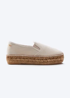 Castell Canvas Espadrille Platforms by Viscata