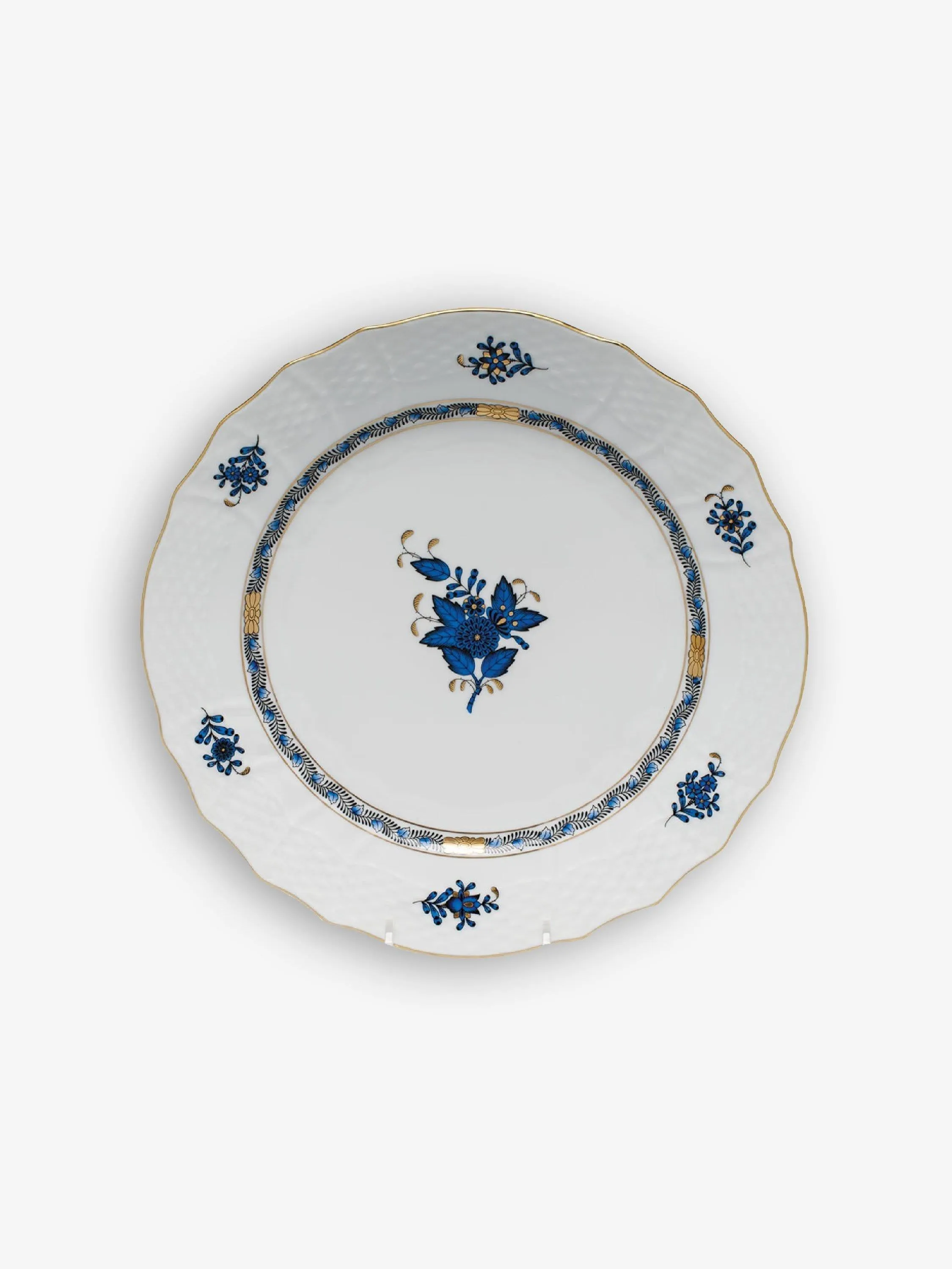 Chinese Bouquet 11" American Dinner Plate by Herend