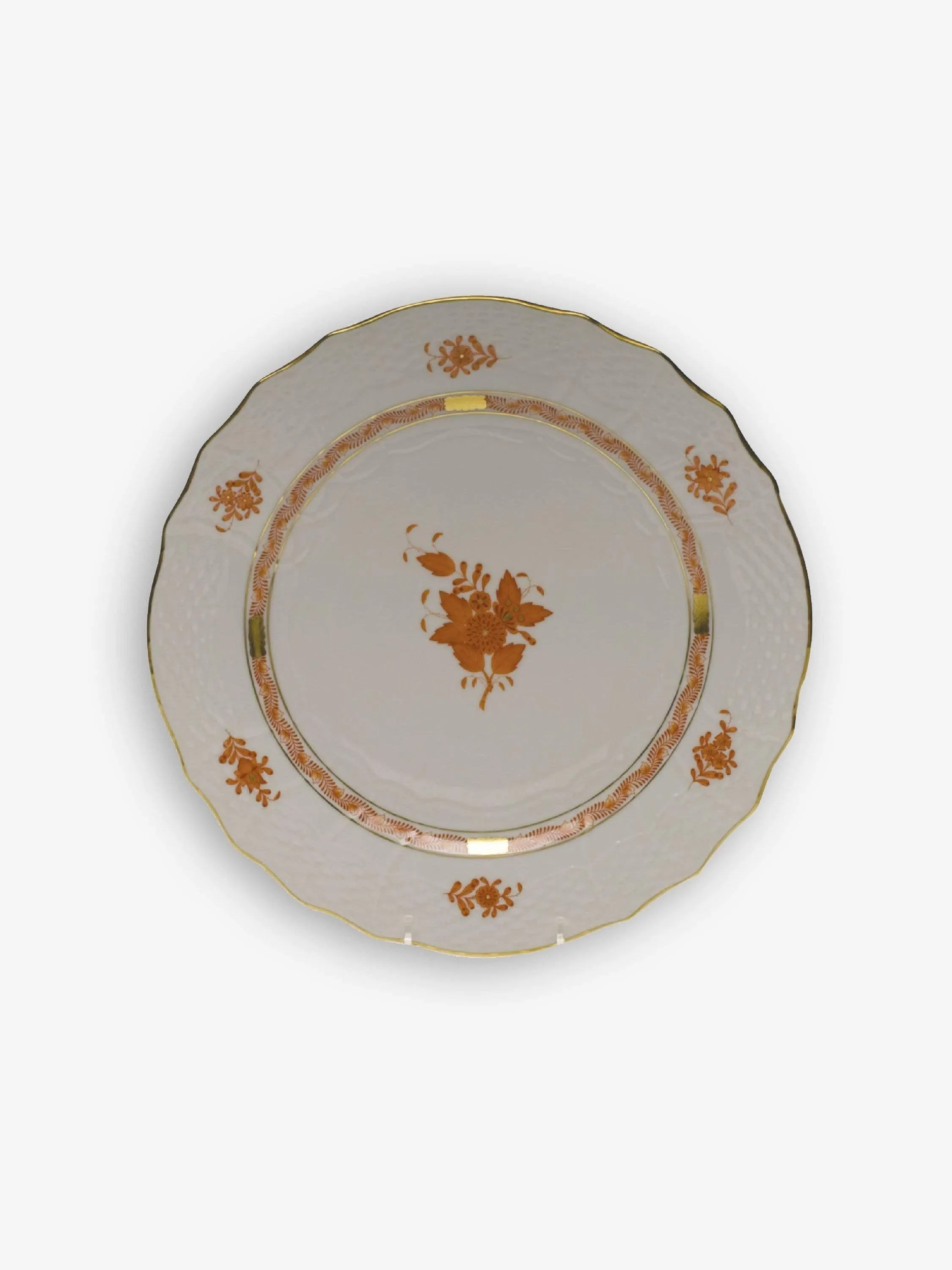 Chinese Bouquet 11" American Dinner Plate by Herend