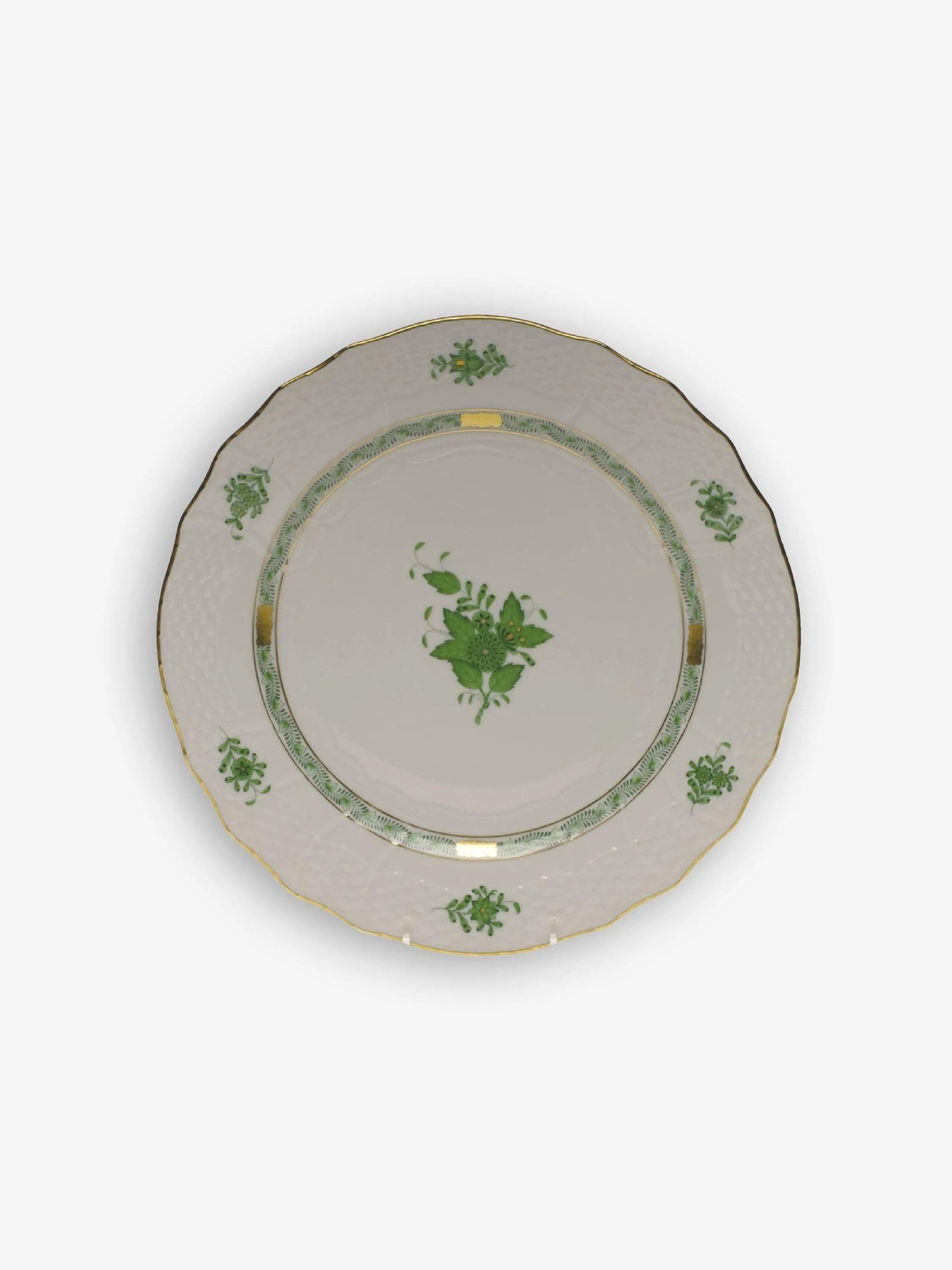 Chinese Bouquet 11" American Dinner Plate by Herend