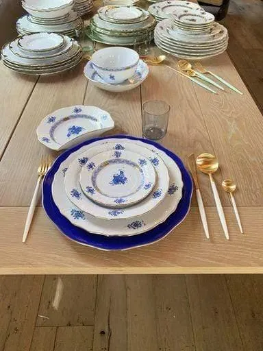 Chinese Bouquet 11" American Dinner Plate by Herend