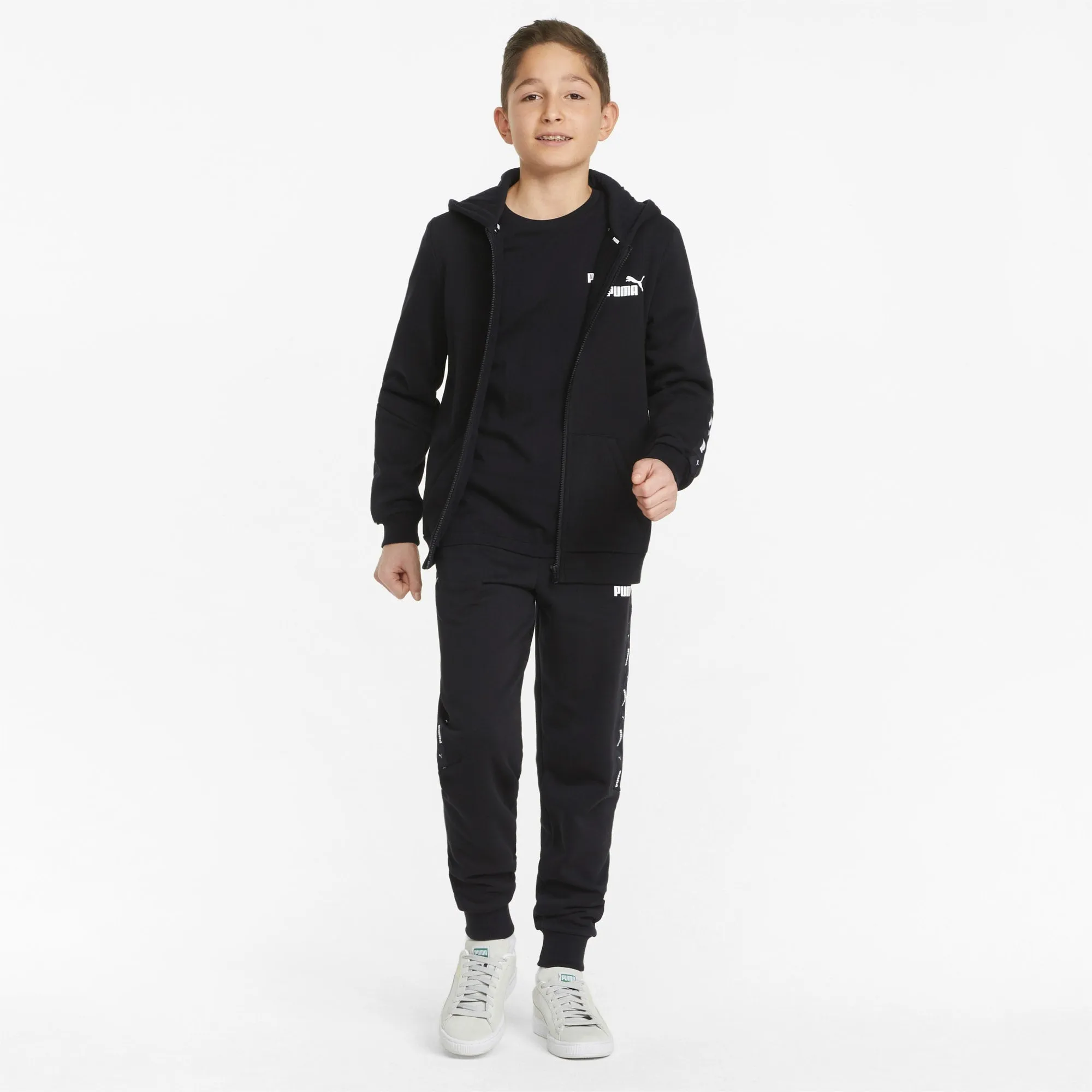 Felpa Boys Essentials  Tape Full-Zip