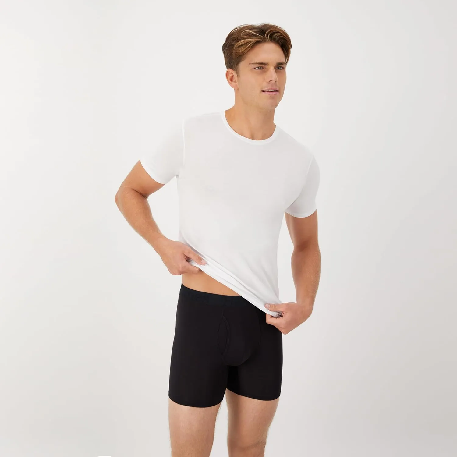 Hanes Men's Supersoft Underwear, Viscose from Bamboo, Trunks and Boxer Briefs