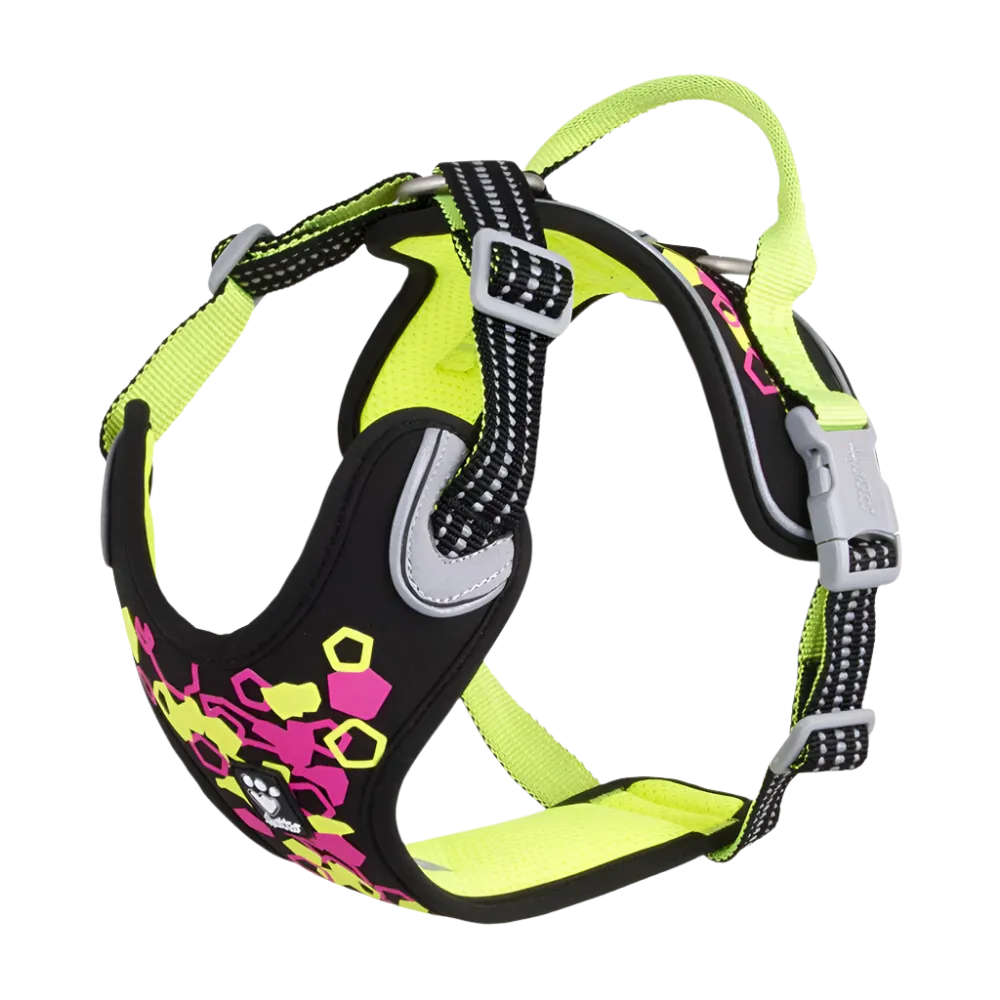 Hurtta Dog Harness: Weekend Warrior Neon Harness