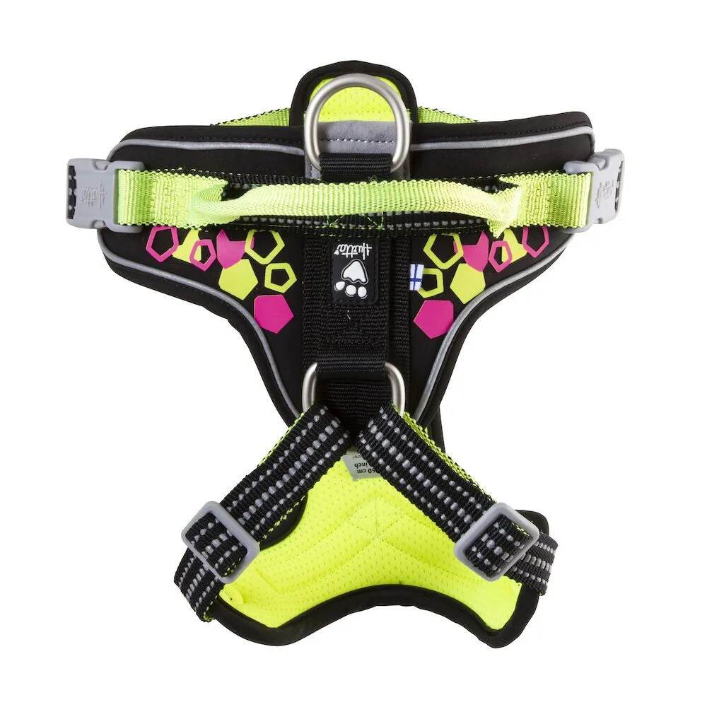Hurtta Dog Harness: Weekend Warrior Neon Harness