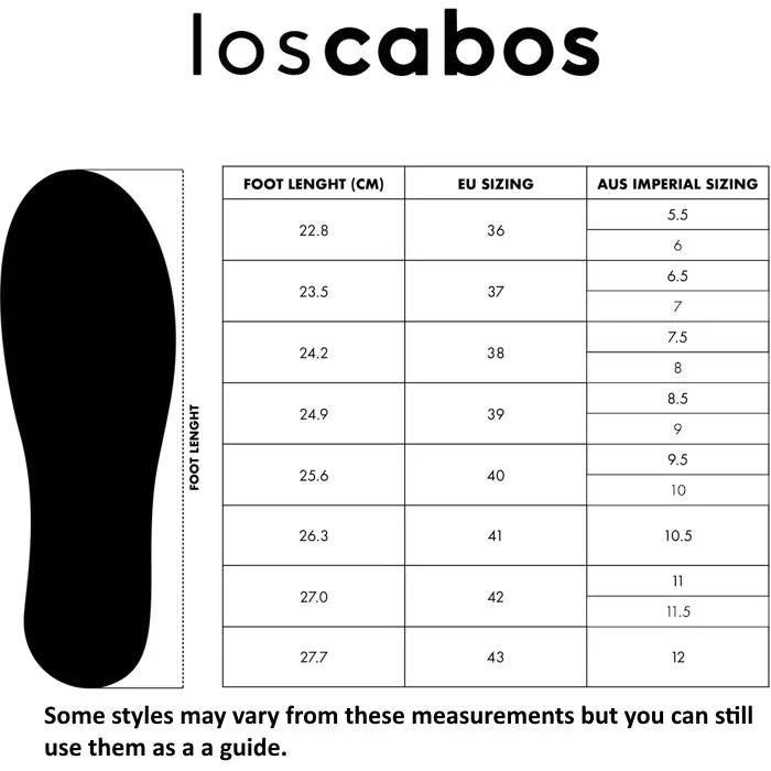 Los Cabos Dany Black White Tan Light Flexible Sandal Jandal