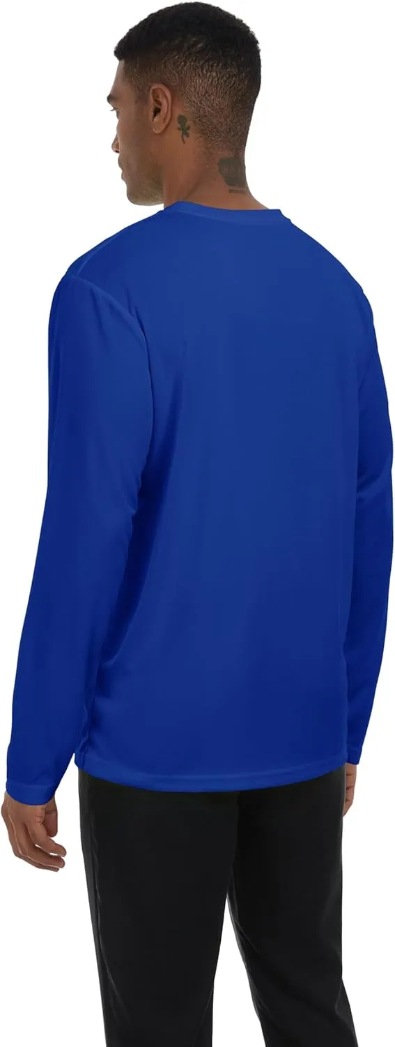 Men's UPF 50  Long Sleeve Tee Shirts UV Sun Protection Quick Dry Tee Shirt Swim Athletic Running Workout