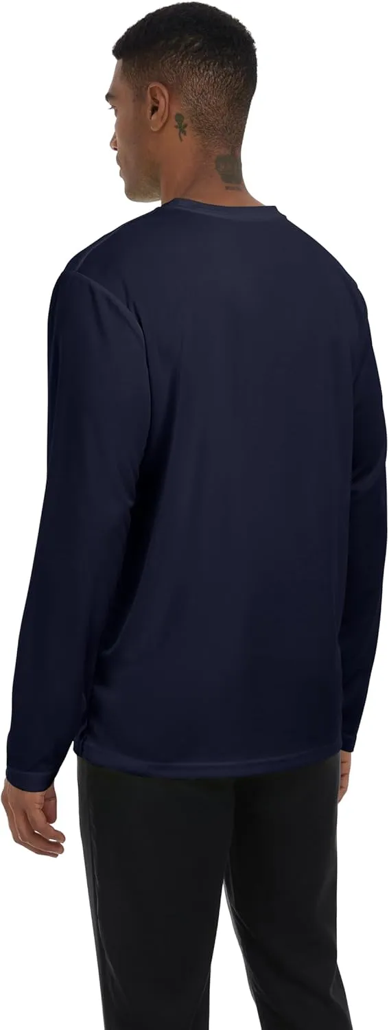 Men's UPF 50  Long Sleeve Tee Shirts UV Sun Protection Quick Dry Tee Shirt Swim Athletic Running Workout