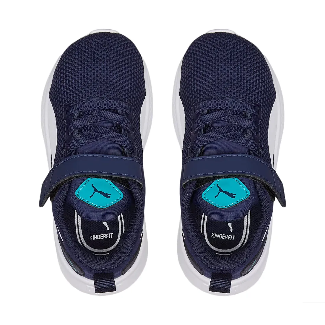 PUMA Flyer Runner V Infant Kids Boy Shoes Navy