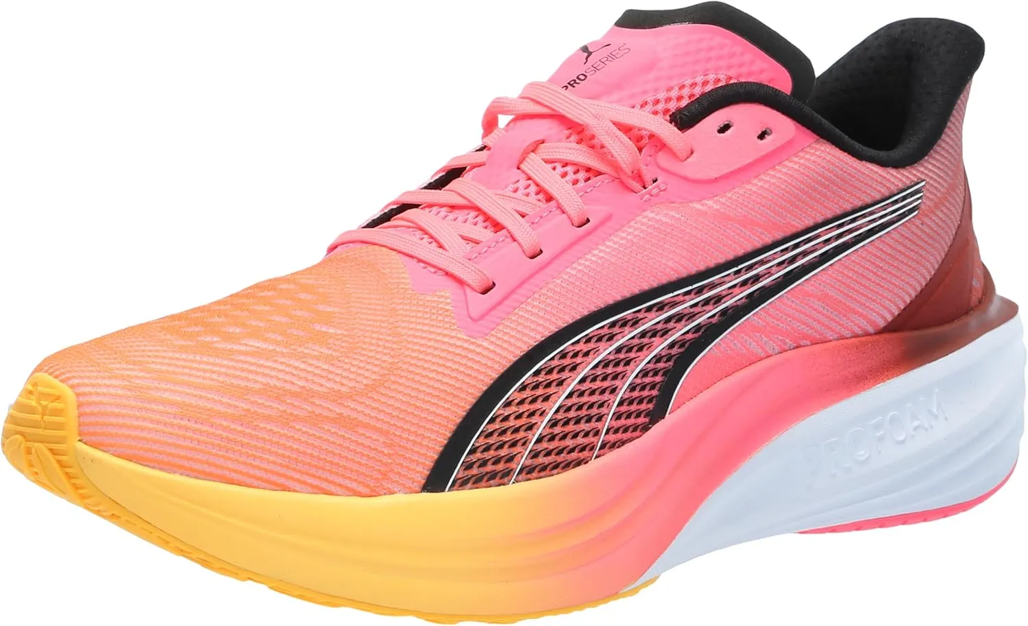 PUMA Women's Darter Pro Running Shoes, Sun Stream-Sunset Glow, 7.5