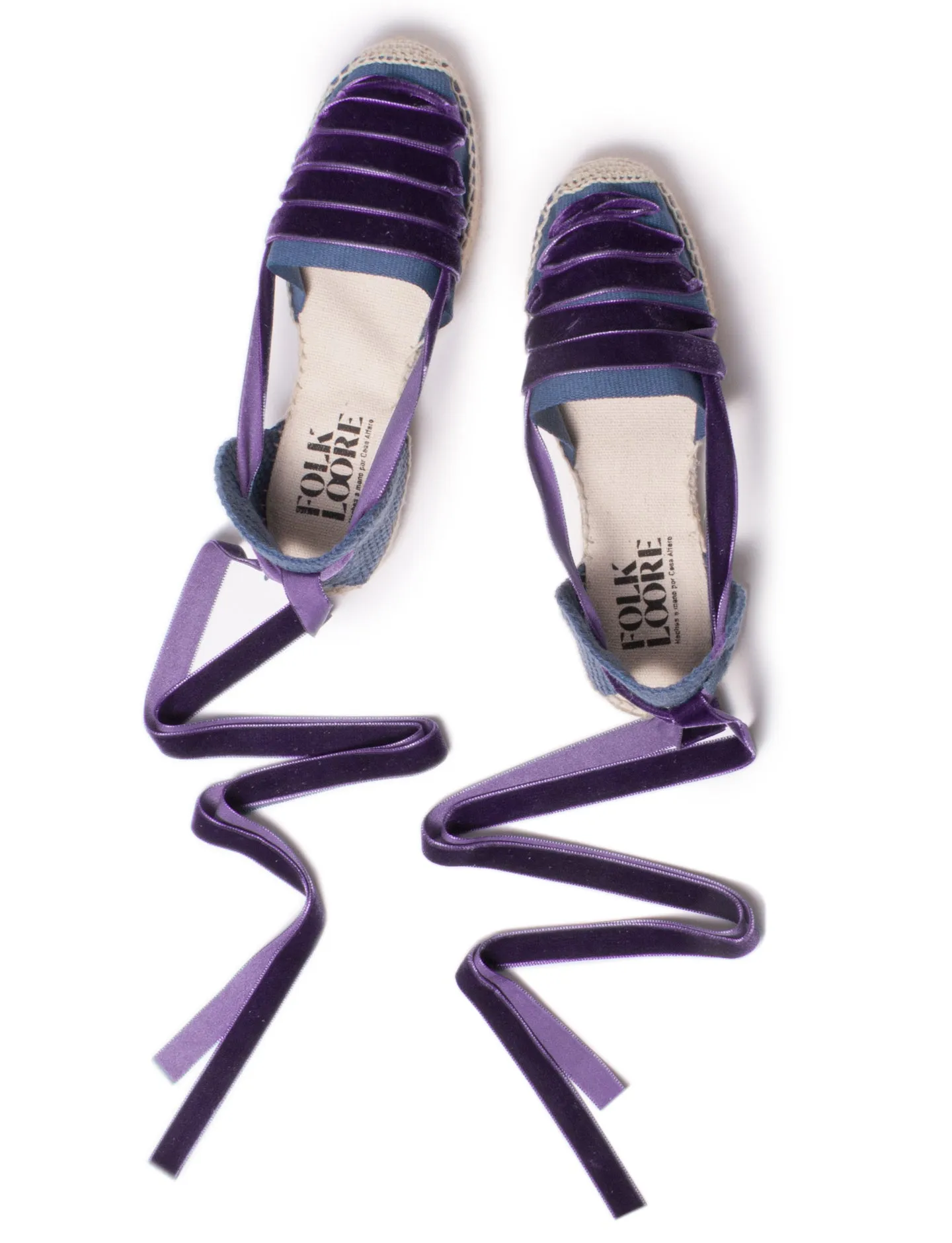 Spanish velvet espadrillas