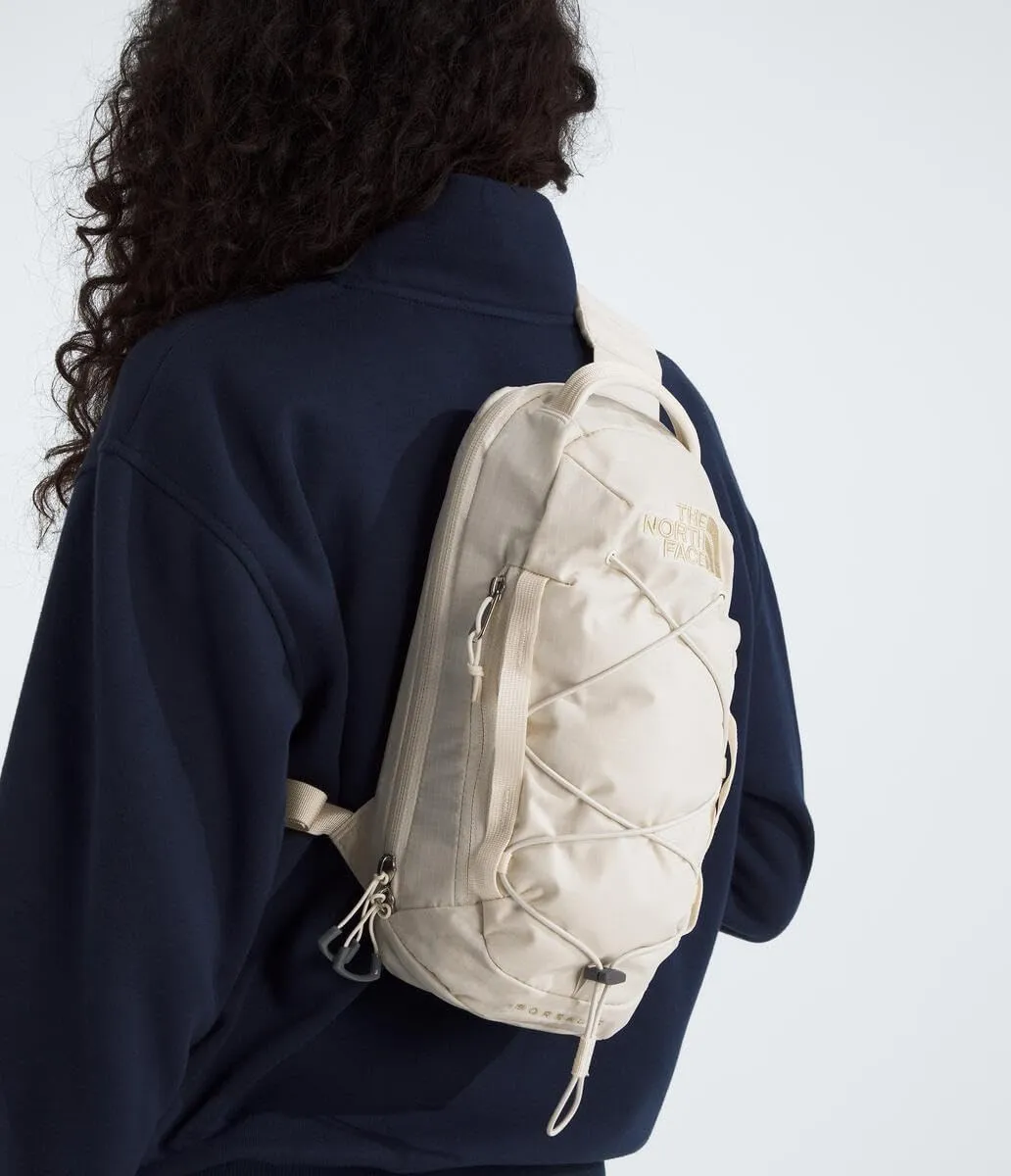 The North Face Borealis Sling Bag, White Dune/Gravel, One Size