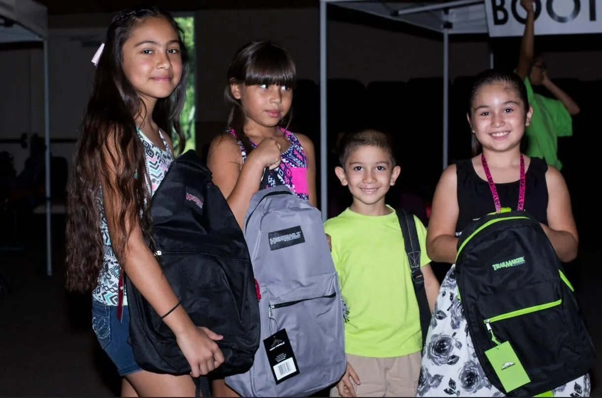 Trail maker 24 Pack Classic Backpacks in Bulk Wholesale Back Packs for Boys and Girls (Black Color Trim Pack)