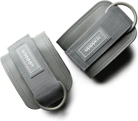 UPPPER Ankle Straps for Cable Machines (Pair)  Double D-Ring, Adjustable, Padded for Comfort  Ideal for Kickbacks, Glute Workouts, and Lower Body Exercises for Women and Men | Premium Fitness Gear